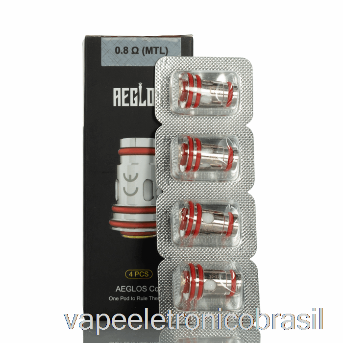 Bobinas De Substituição Vape Eletrônico Uwell Aeglos Bobinas Regulares De 0,8 Ohm
